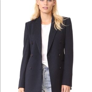 NWT Theory power pinstripe blazer 8